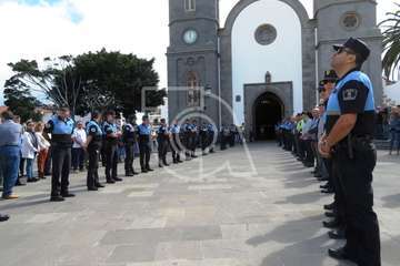 Telde da su último adiós al cabo Rubén Rivero (Foto TA)